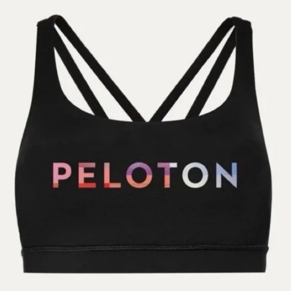 HTF LULULEMON Peloton Geo Energy Bra B/C Cup Size 4 NWT Activewear New w MFR Bag